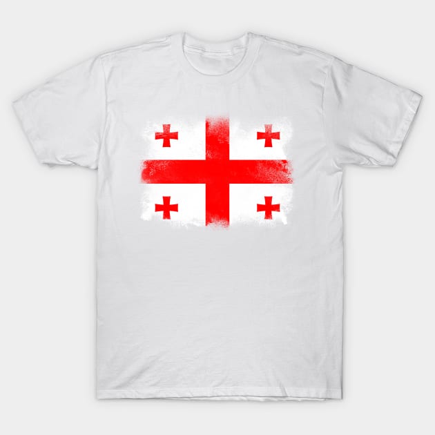 Georgia Flag T-Shirt by psychoshadow